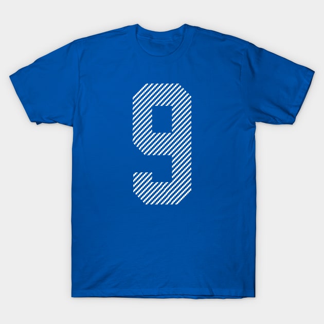 Iconic Number 9 T-Shirt by Teebevies